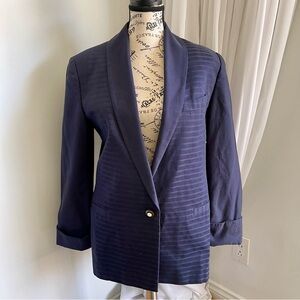 Versus By Versace Navy Striped Vintage 90’s Blazer